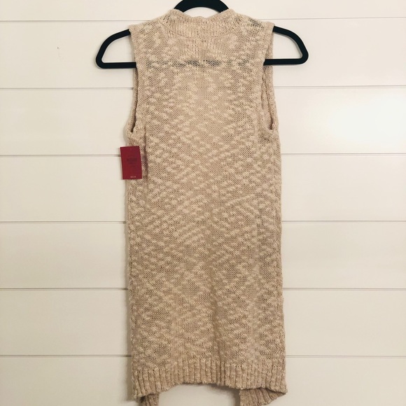 NWT Long Sweater Vest - Picture 3 of 3